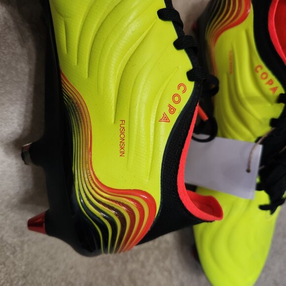 Adidas Copa Sense.1 SG \'Game Data Pack\' Soccer Cleats Solar Yellow GY8935 Sz 7.5 main image 7